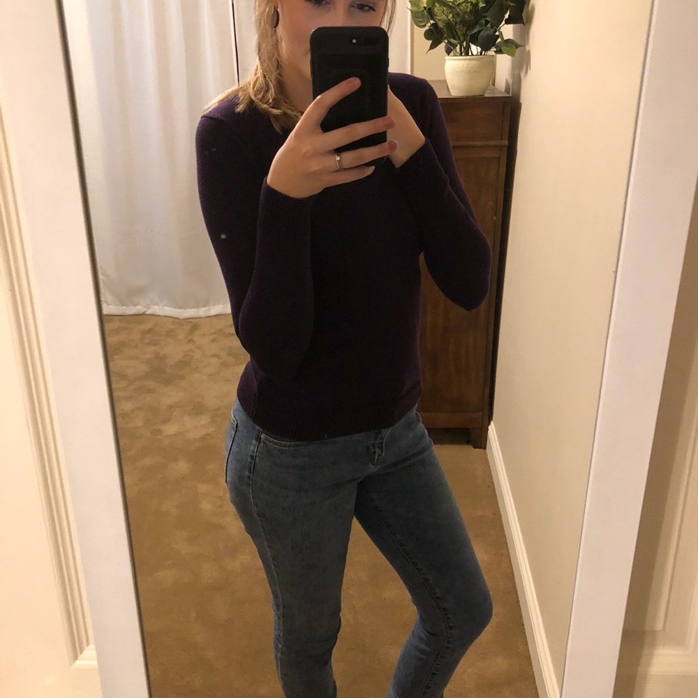 Purple Long Sleeve Old Navy Sweater